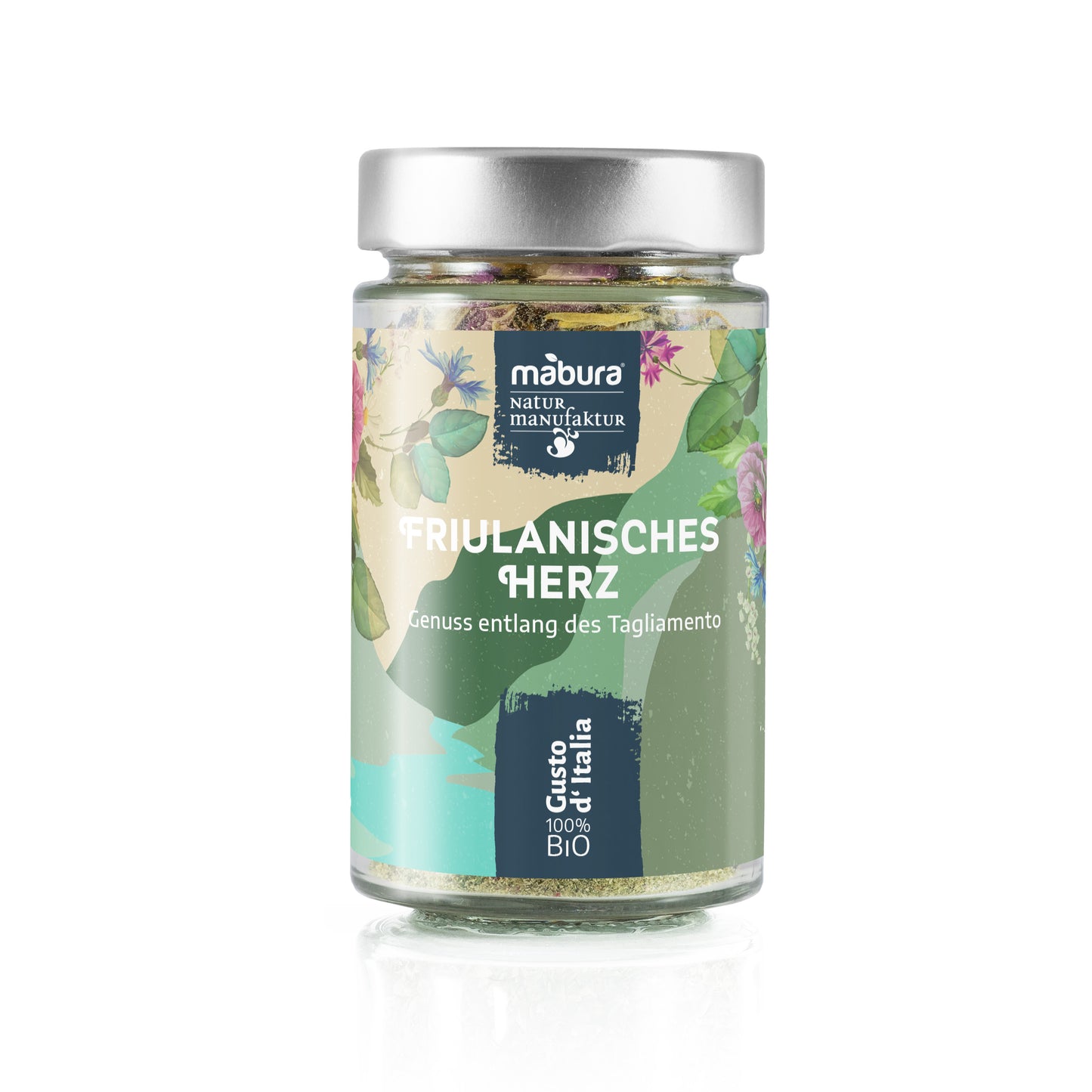 Authentische italienische Gewürzmischung 'Friulanisches Herz' aus der Region Friaul. Mediterrane Kräuter für Pasta, Fleisch & italienische Küche!