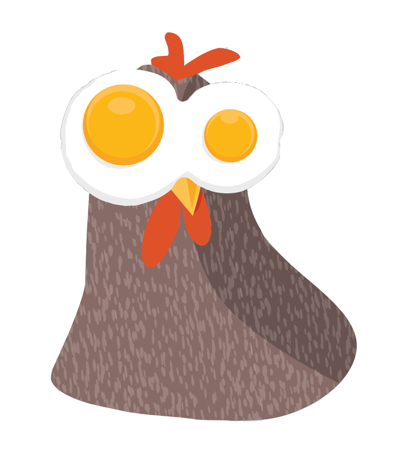 Huhn Illustration der Gewürzmischung für Rührei dargestellt
