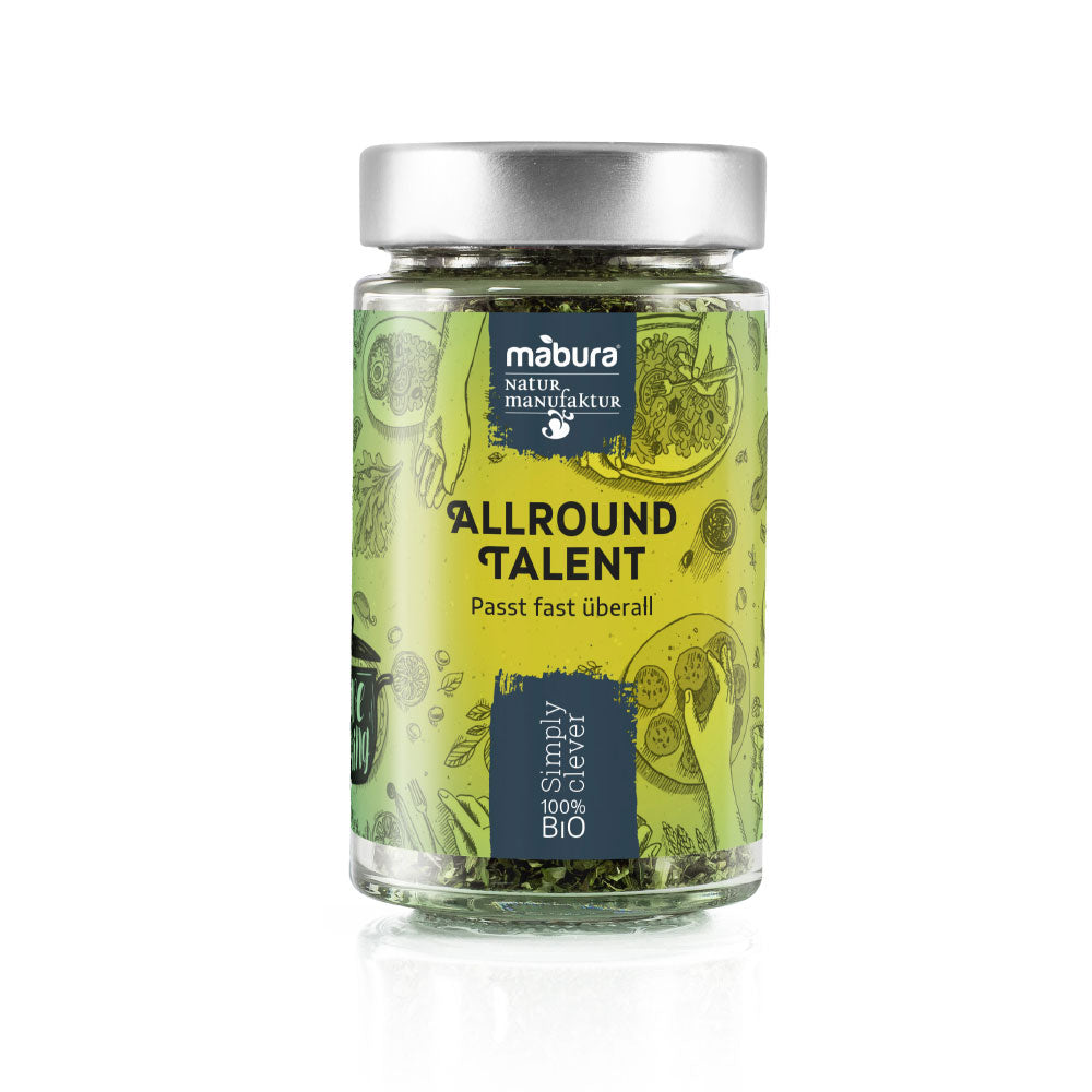 Das Bio Allroundtalent - die universelle Gewürzmischung für alle Gerichte. Harmonisch abgestimmt, perfekt für Fleisch, Gemüse, Suppen & mehr!