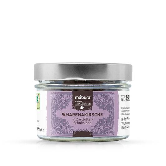 Amarenakirschen in Zartbitterschokolade BIO 140g