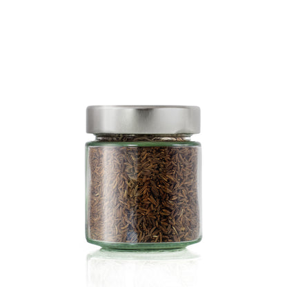 Kräftig aromatischer Kümmel im Glas