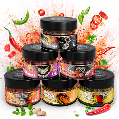 Mabura Chili Probierset – 6 Sorten von mild bis extrem scharf