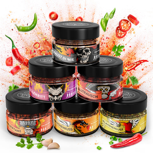 Mabura Chili Probierset – 6 Sorten von mild bis extrem scharf