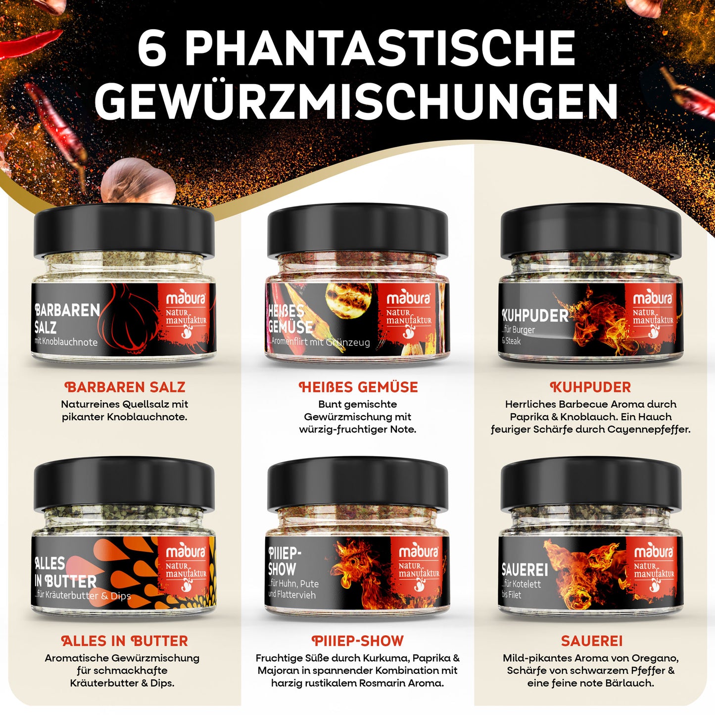 Barbecue Probierbox BIO 130g