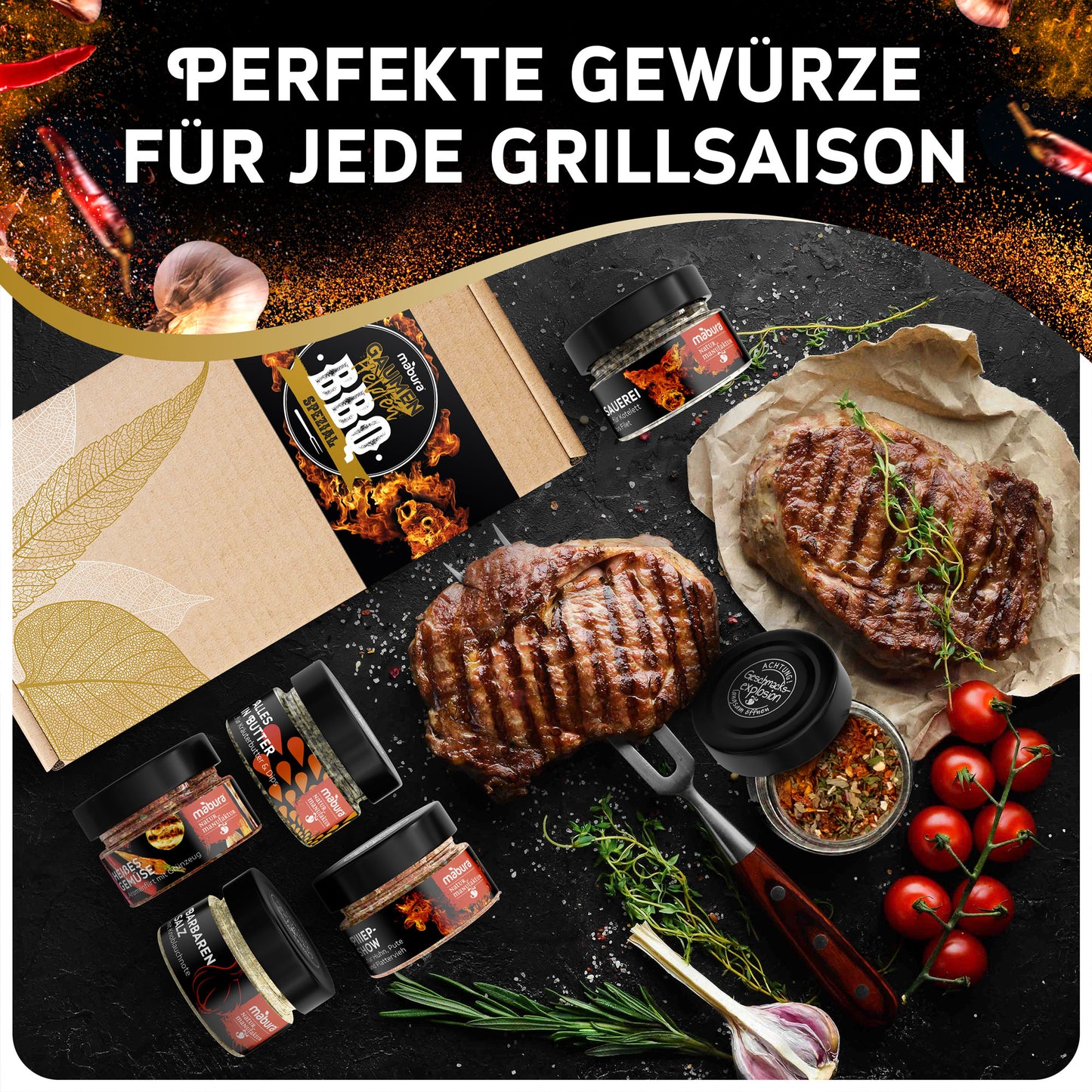Barbecue Probierbox BIO 130g